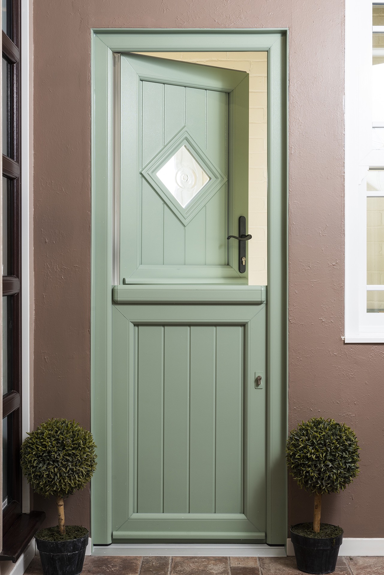 Chartwell green uPVC stable door