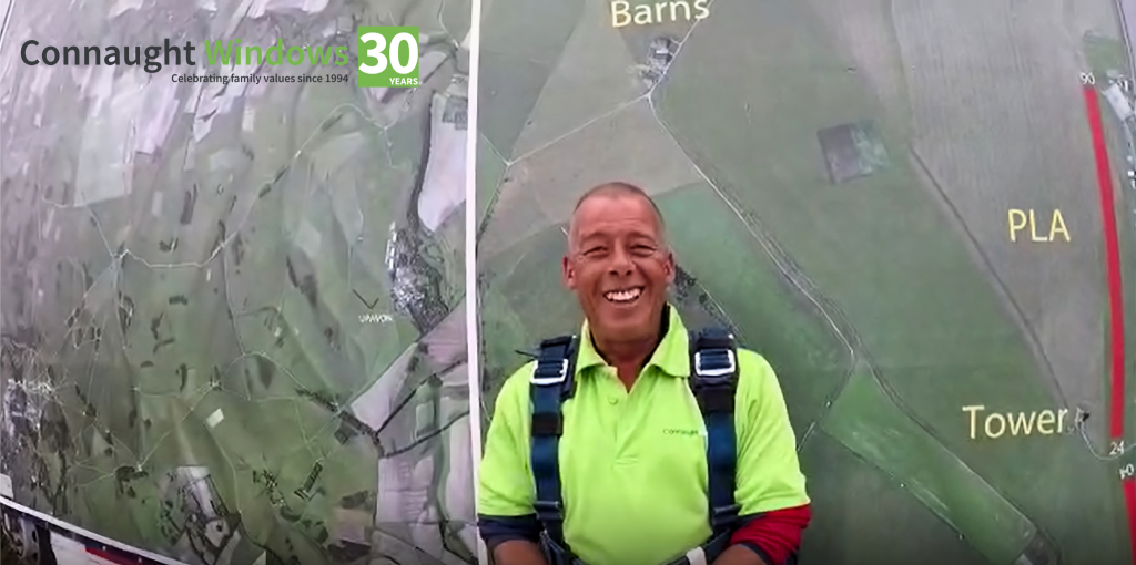 Connaught Windows skydiving event