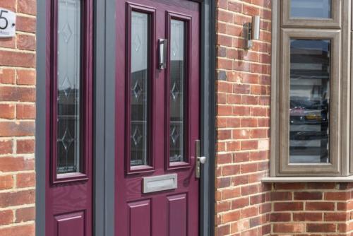 Magenta Composite Door 